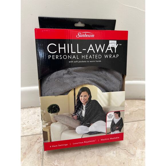Chill-Away Personal Heated Wrap - BRAND NEW in BOX - Picture 1 of 4